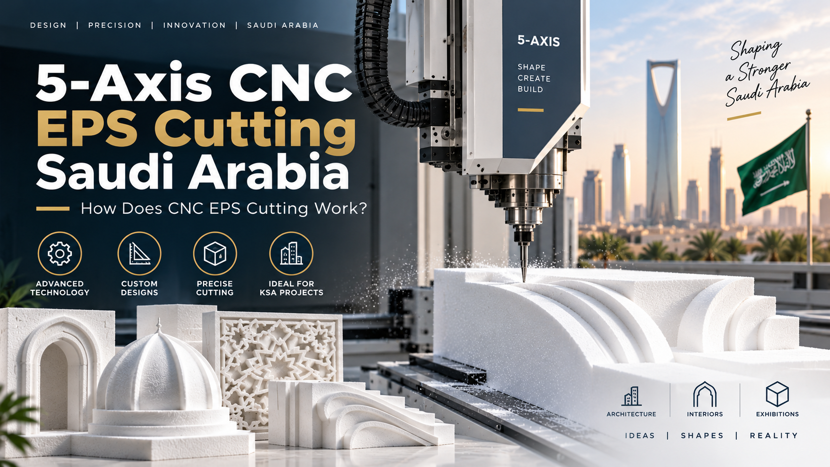5-Axis CNC EPS Cutting Saudi Arabia
