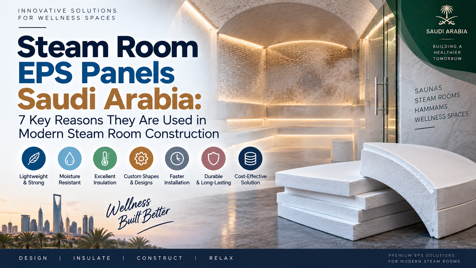 Steam Room EPS Panels Saudi Arabia