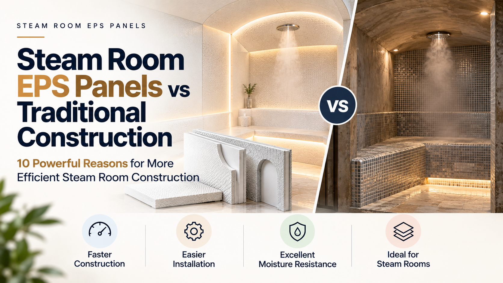 Steam Room EPS Panels